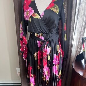 Va Va Voom Pink Floral Dress